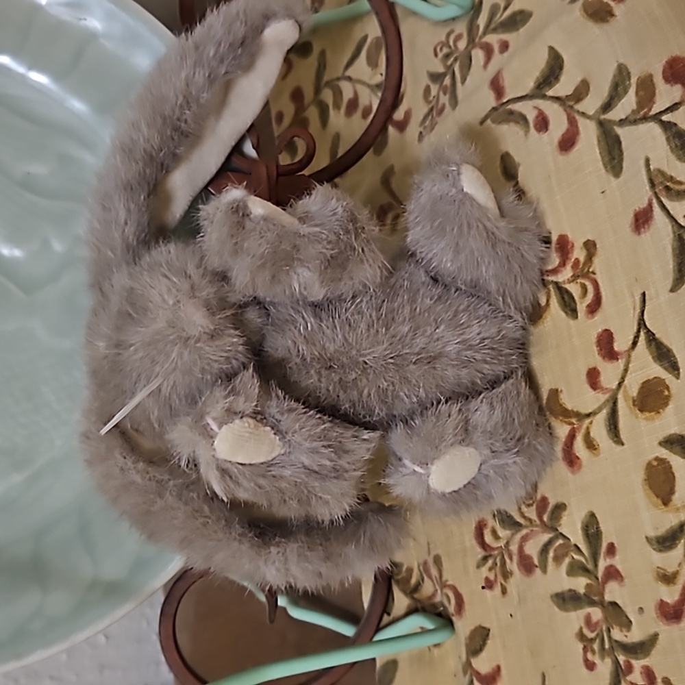 RARE Vintage Grey bunny. The Boyd's Collection 1990.